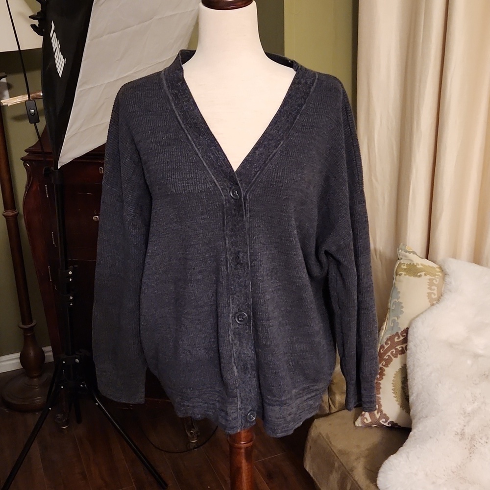 Nice Treasure & Bond Gray Cardigan-Size L​​​​​​​